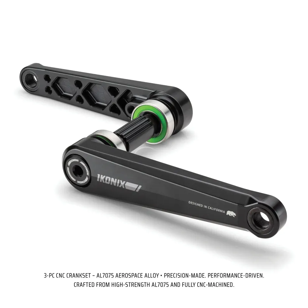Pédalier BMX IKONIX Billet – Aluminium 7075 CNC