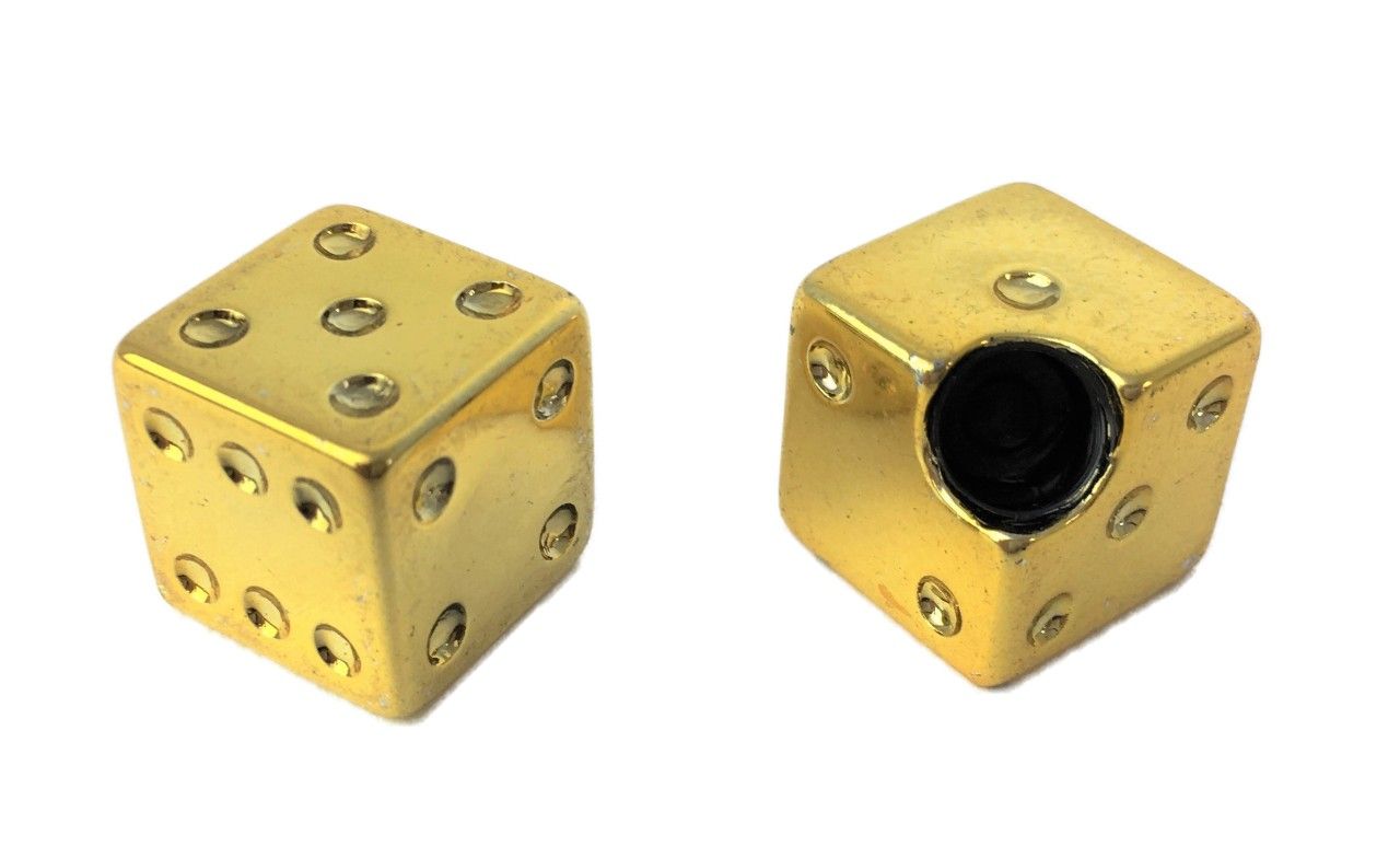 Bouchons de valve CLATCH – Cubes dorés