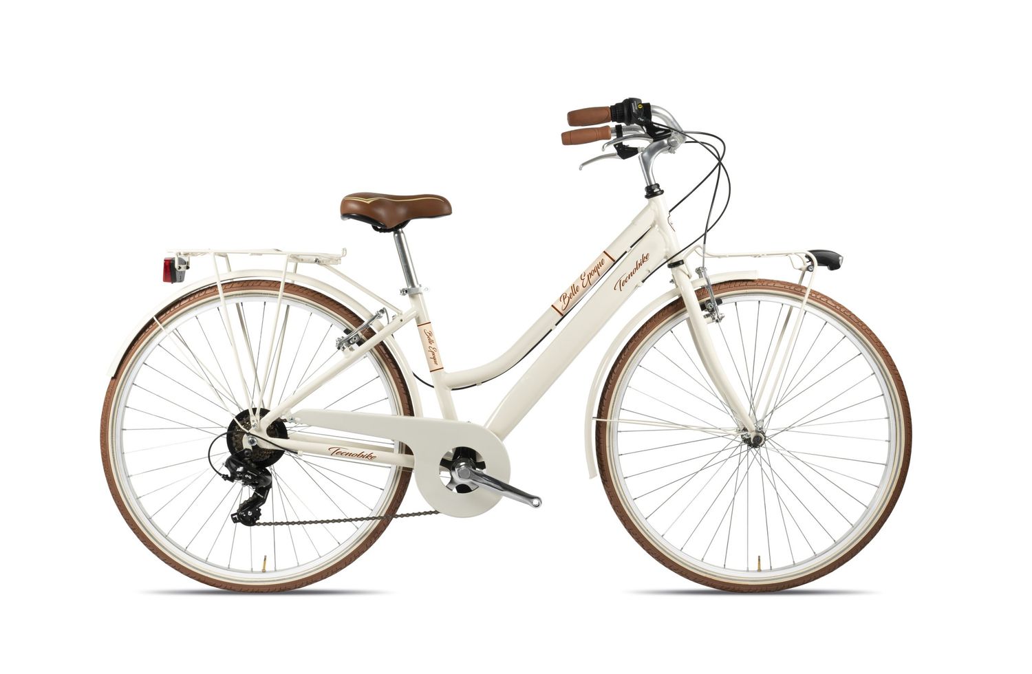 Vélo de ville Tecnobike 831 Belle Epoque 28" – Crème