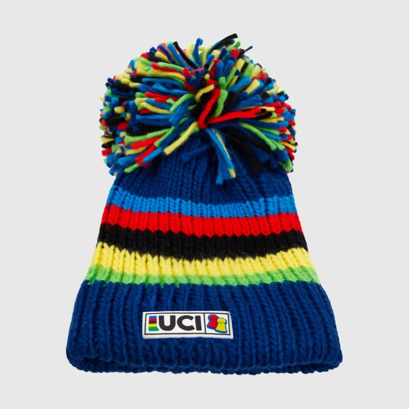Bonnet Santini UCI World Champion Big Bobble Hat