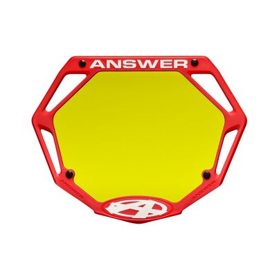 Plaque frontale ANSWER 3D Mini/Cruiser – Rouge