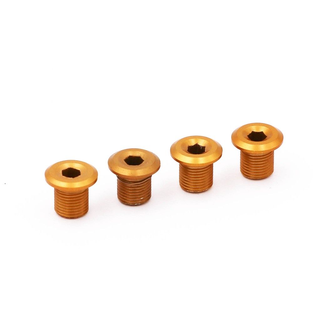 Vis de couronne RENNEN XL – Or – Lot de 4