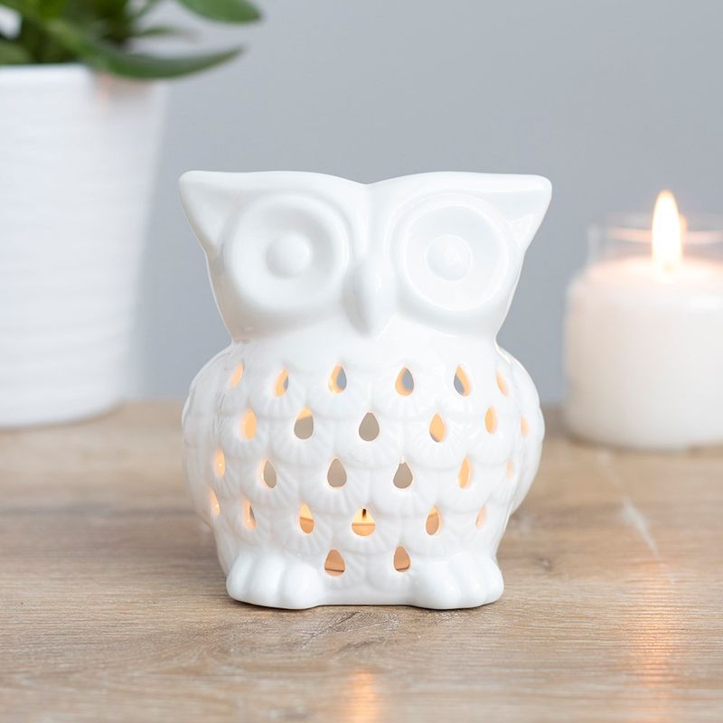 White Owl Oil Burner and Wax Warmer White Owl Oil Burner and Wax Warmer