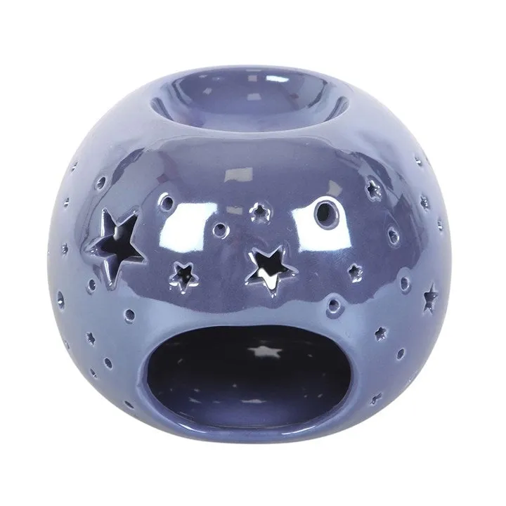 Purple Iridescent Oil Burner &amp; Wax Warmer – Ethereal Realm Collection