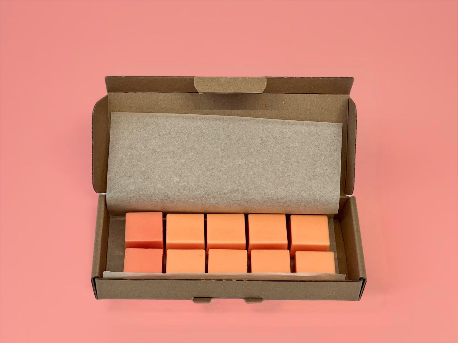 Mahogany Coconut scented organic soy wax melts