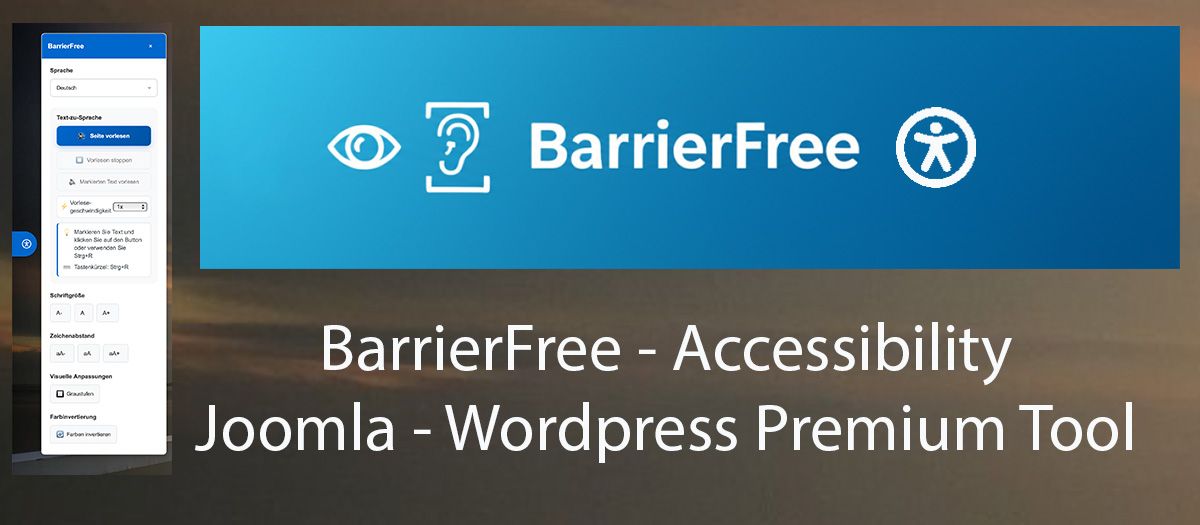 BarrierFree Plugin  Premium Joomla &amp; Wordpress