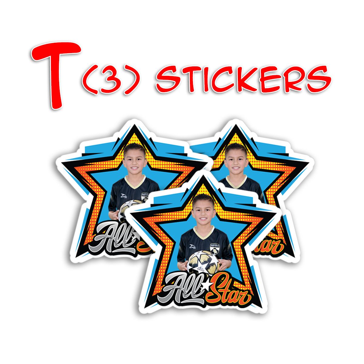 T - (3) Stickers