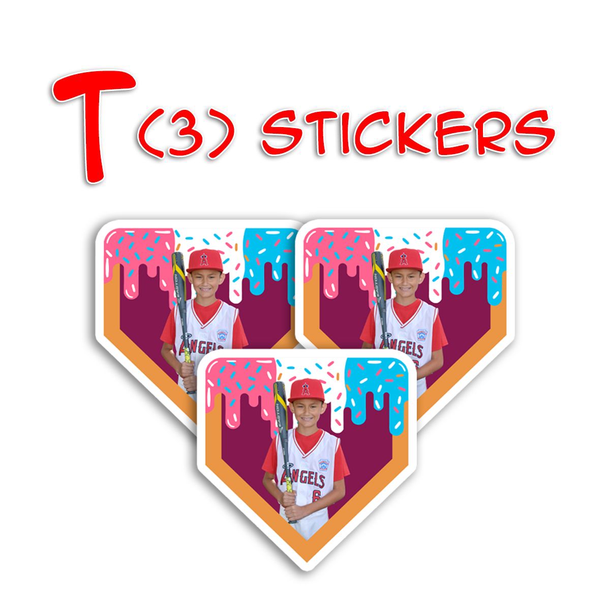 T - (3) Stickers