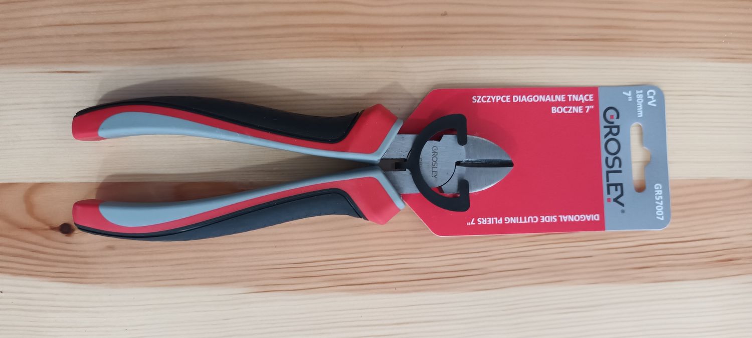 Szczypce diagonalne tnące boczne 7&quot; OBCINACZKI