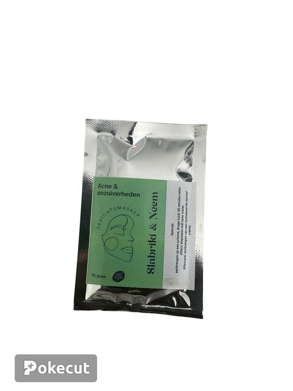 Slabriki &amp; Neem gezichtsmasker