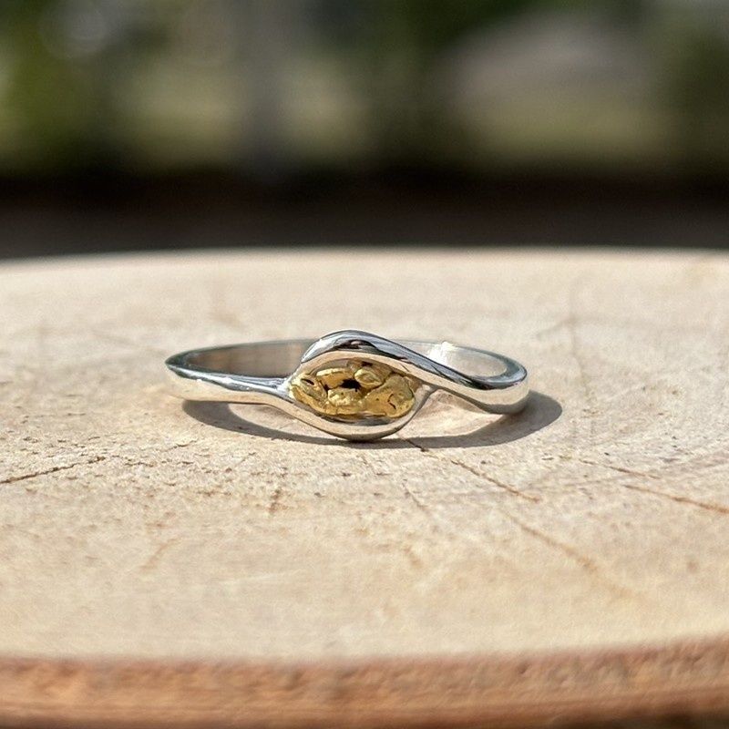 Alaskan Riverbend Nugget Ring