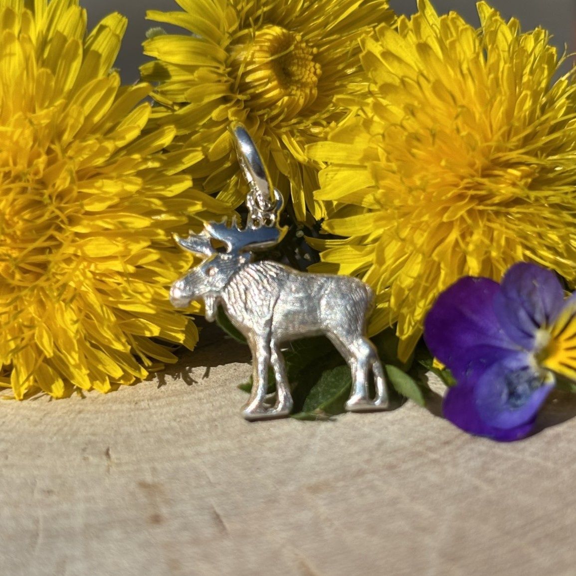 Sterling Silver Moose - 1.9g