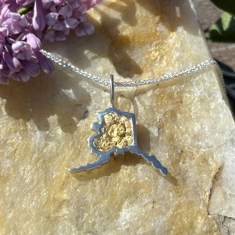 Sterling Silver Alaska Nugget Mini - 3.1g