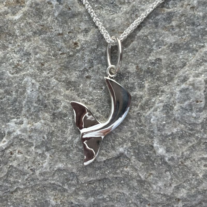 Sterling Silver Mini Whale-Tail
