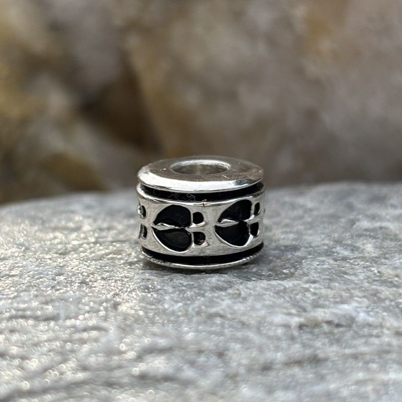 Sterling Silver Caribou Track Bead