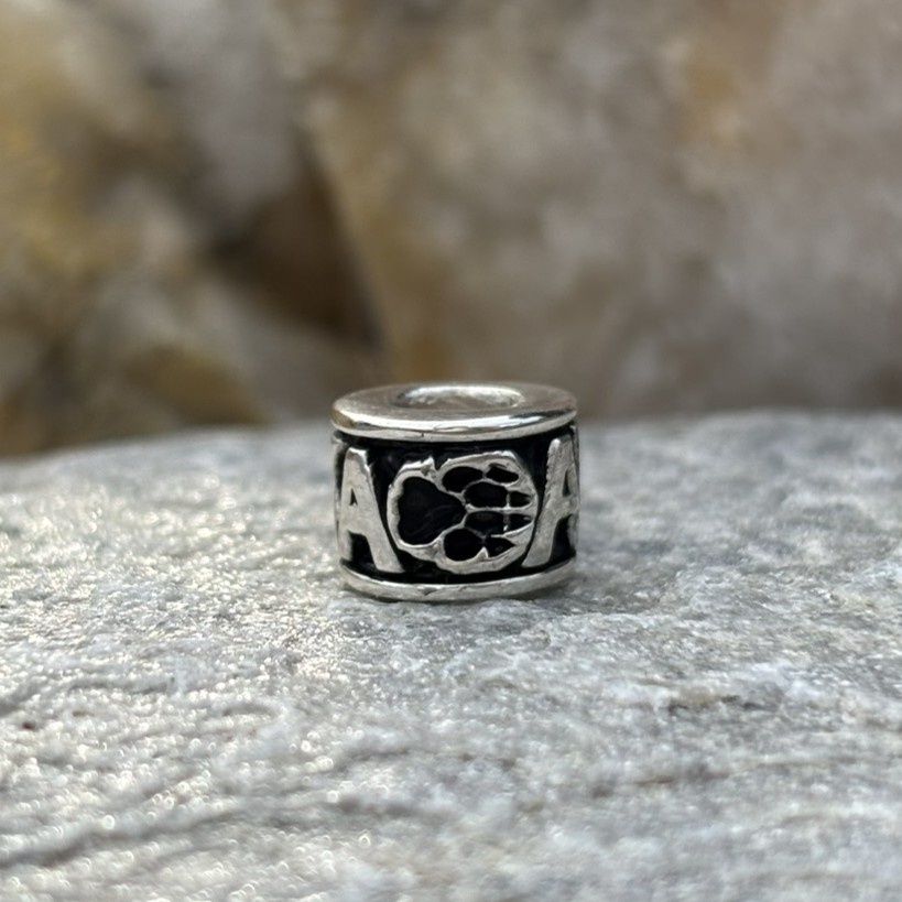 Sterling Silver “ALASKA” with Wolf Track Bead