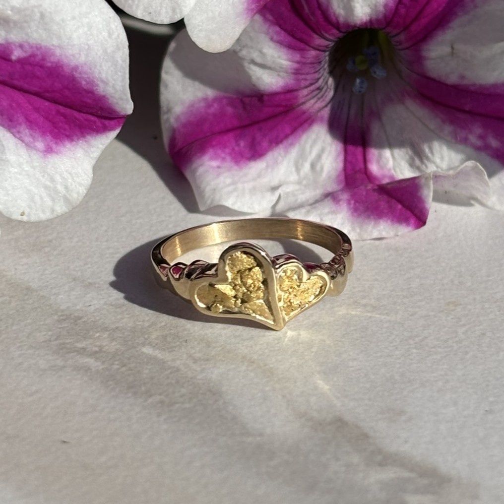 14k Bonded Hearts