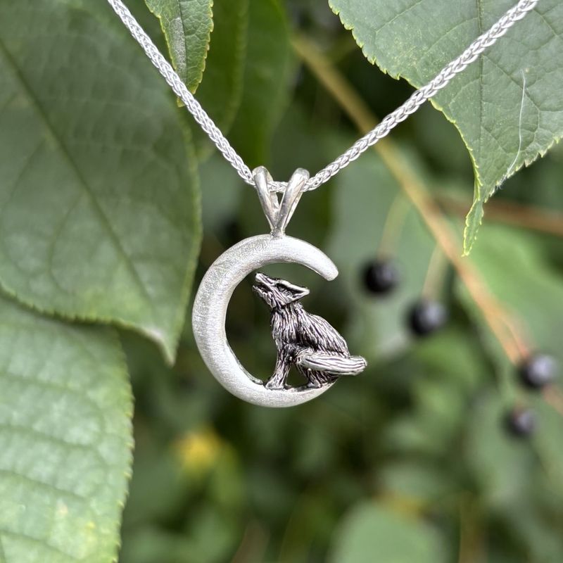 Sterling Silver Lunar Call Pendant