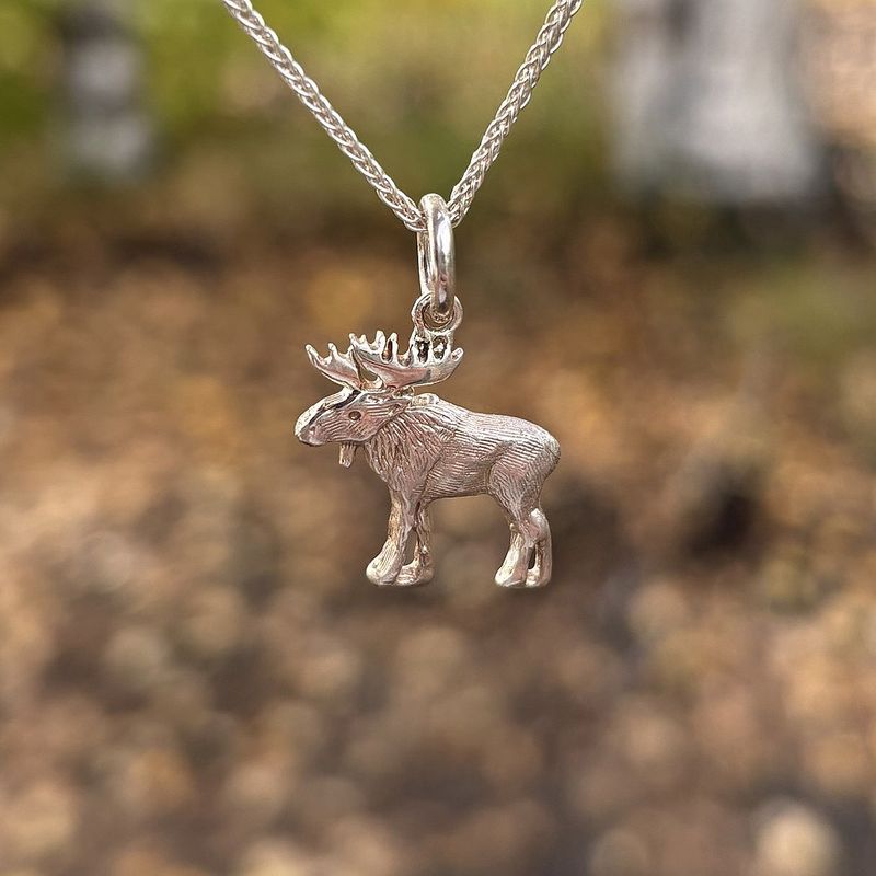 Sterling Silver Moose - 1.9g