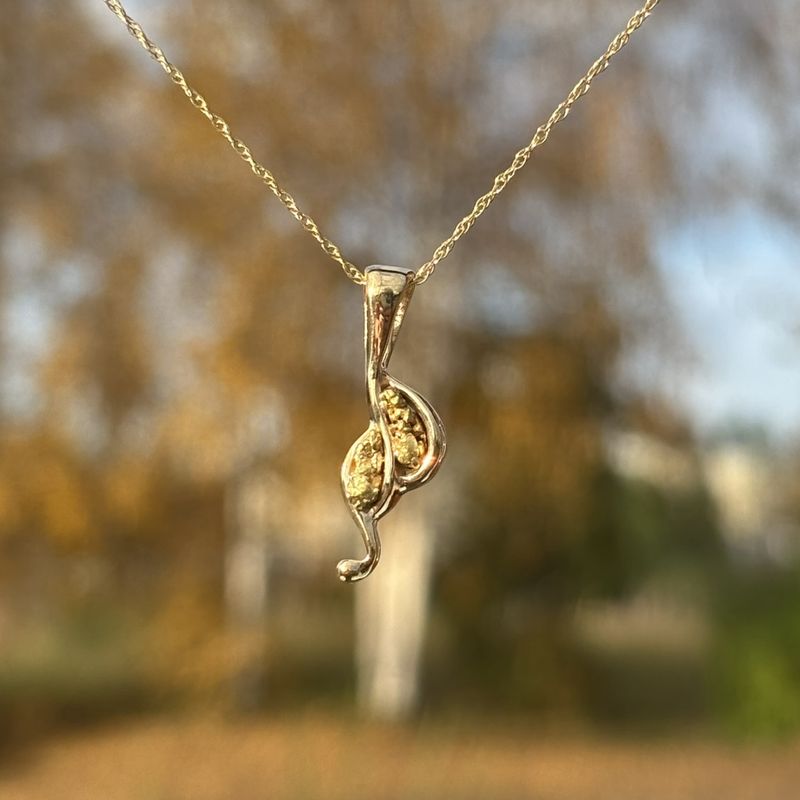 14k Golden Harmony Pendant