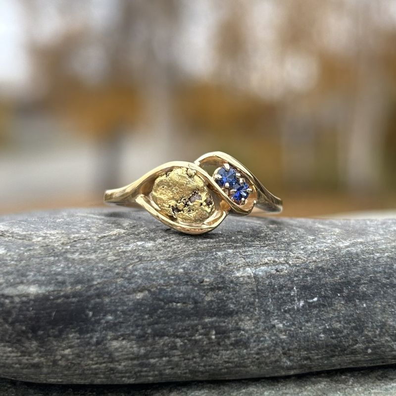 14k Northern Current - Sapphire