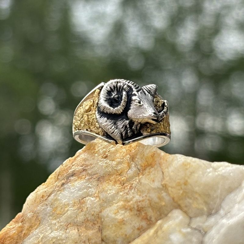 Sterling Silver Dall Sheep Ram