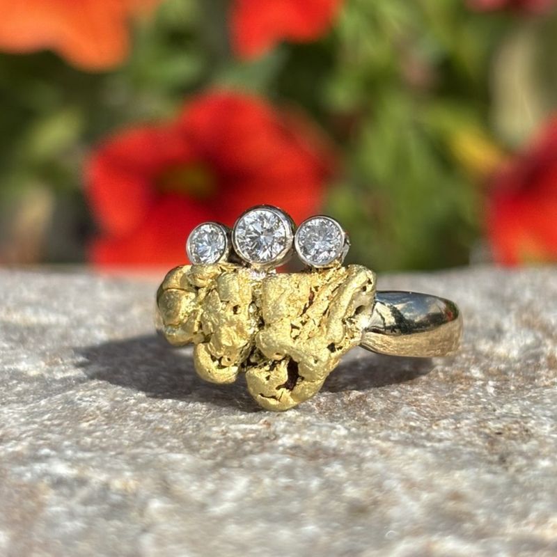 14k Golden Crown Ring