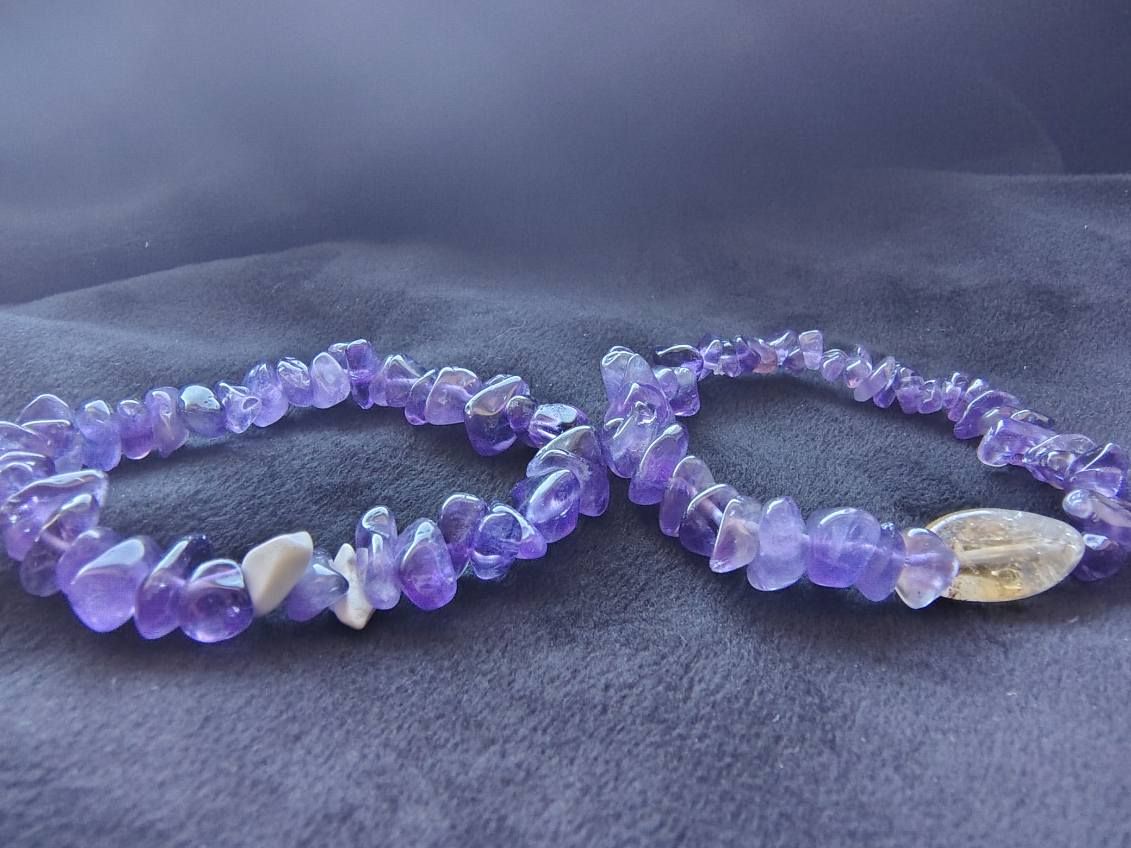 Amethyst Bracelet Set