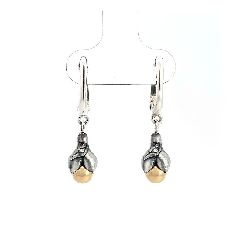 BICOLOR SNOWDROP EARRINGS