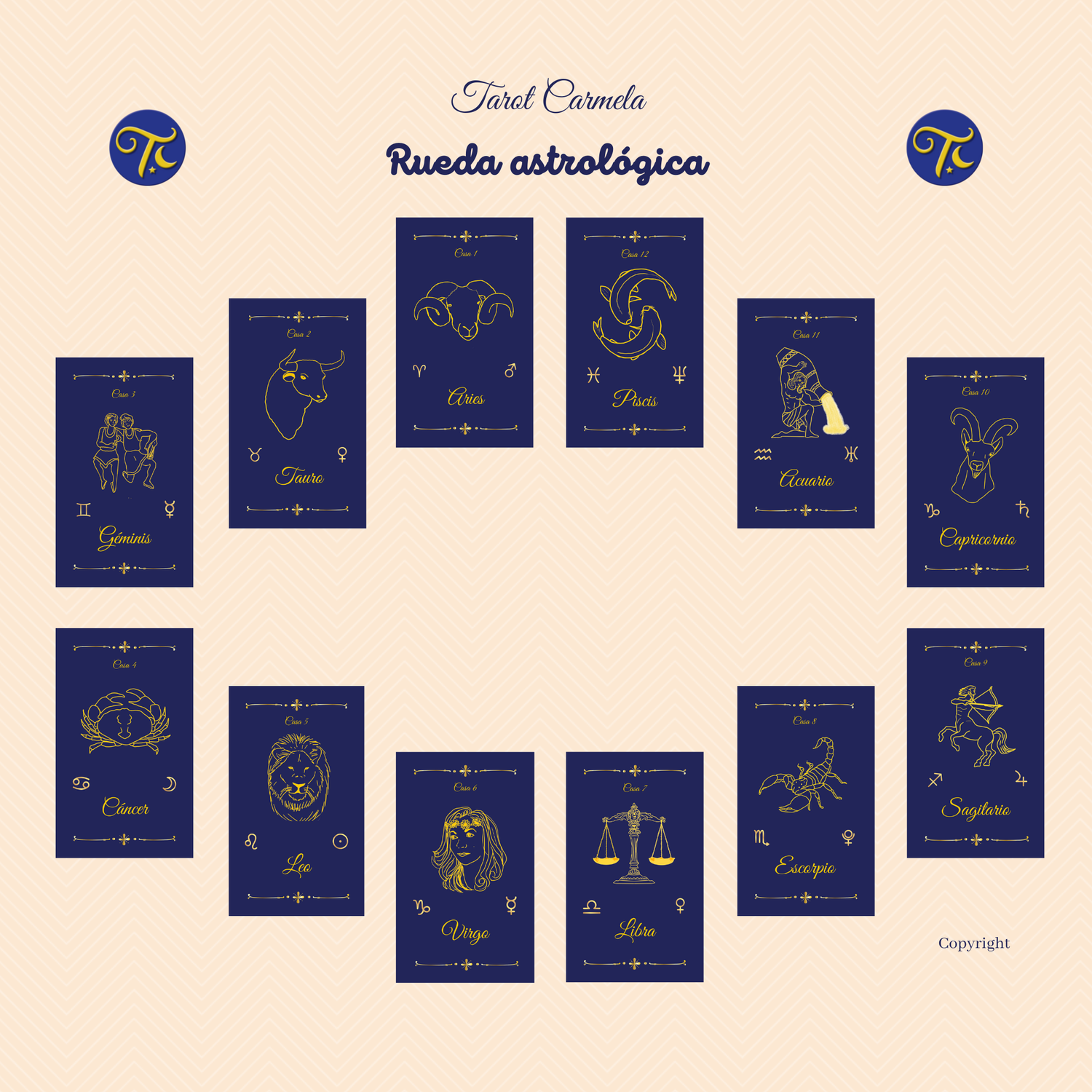 Tarot General de uno a 6 Meses