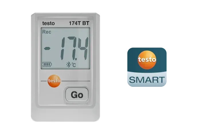 testo 174 T BT - Mini-Temperatur-Datenlogger mit Bluetooth® und App-Anbindung   0572 1742 01