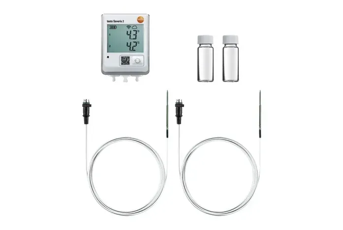 testo Saveris 2 - Set zur Temperaturüberwachung im Kühlschrank   0572 2103