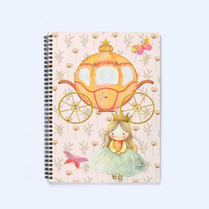 Notizbuch für Kinder | Personalisiert | Geschenk Schulanfang | Motiv Prinzessin