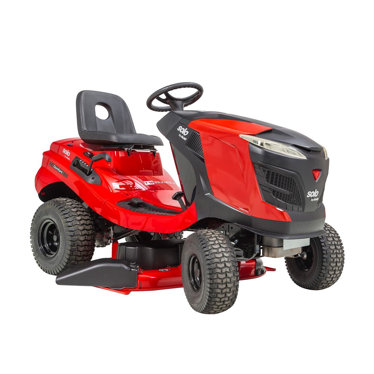 solo® by AL-KO Comfort T15-93.3 HDS-A Petrol Side Discharge Lawn Tractor (93cm Cut)
