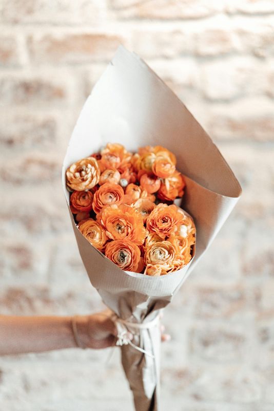 Peach Spray Rose Bouquet