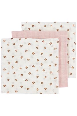 Meyco Baby hydrofiel Mini Panther - Soft Pink 3-pack