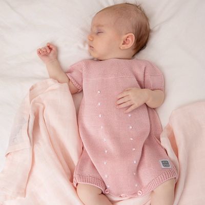 Roze zomerse baby set