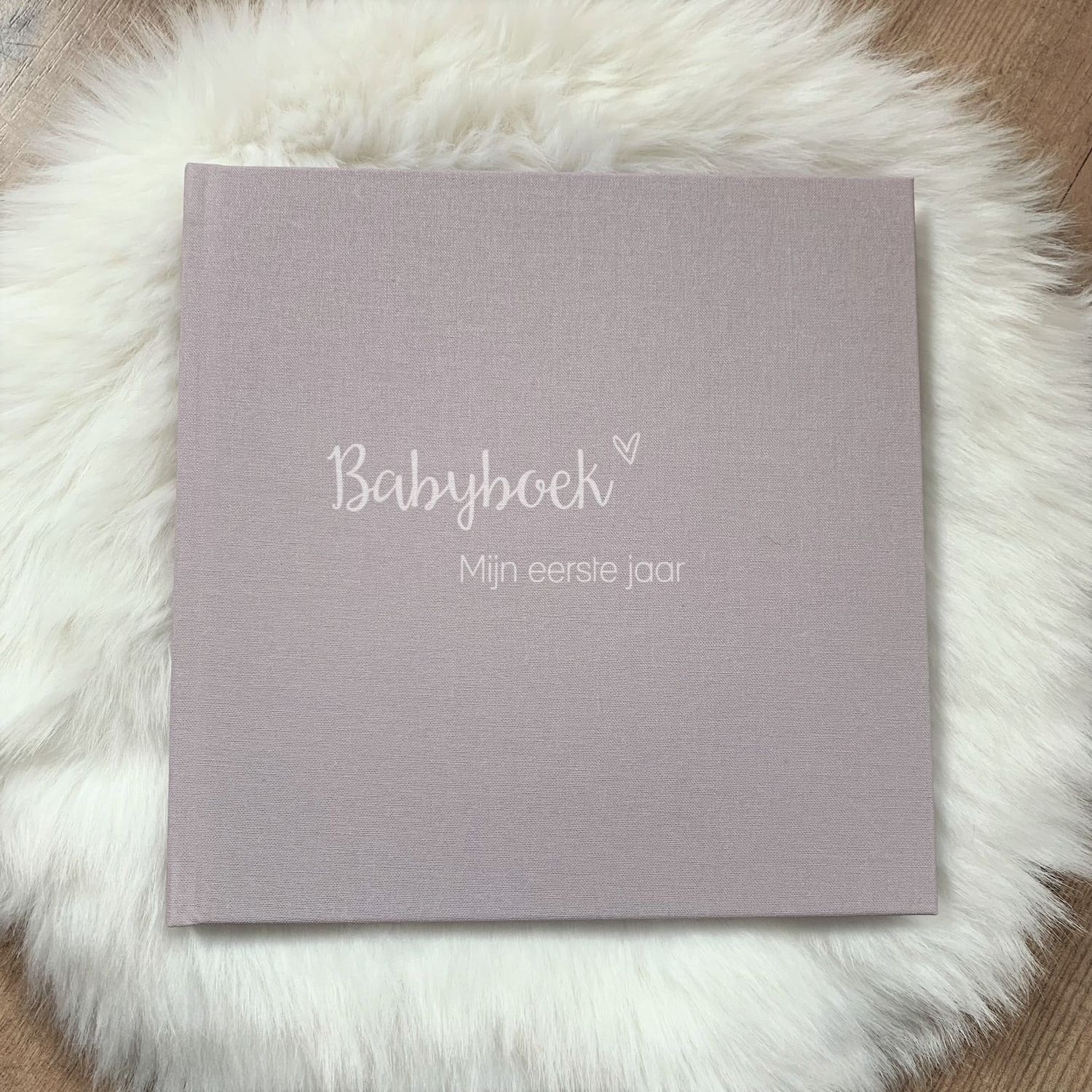 Babyboek - Linnen cover