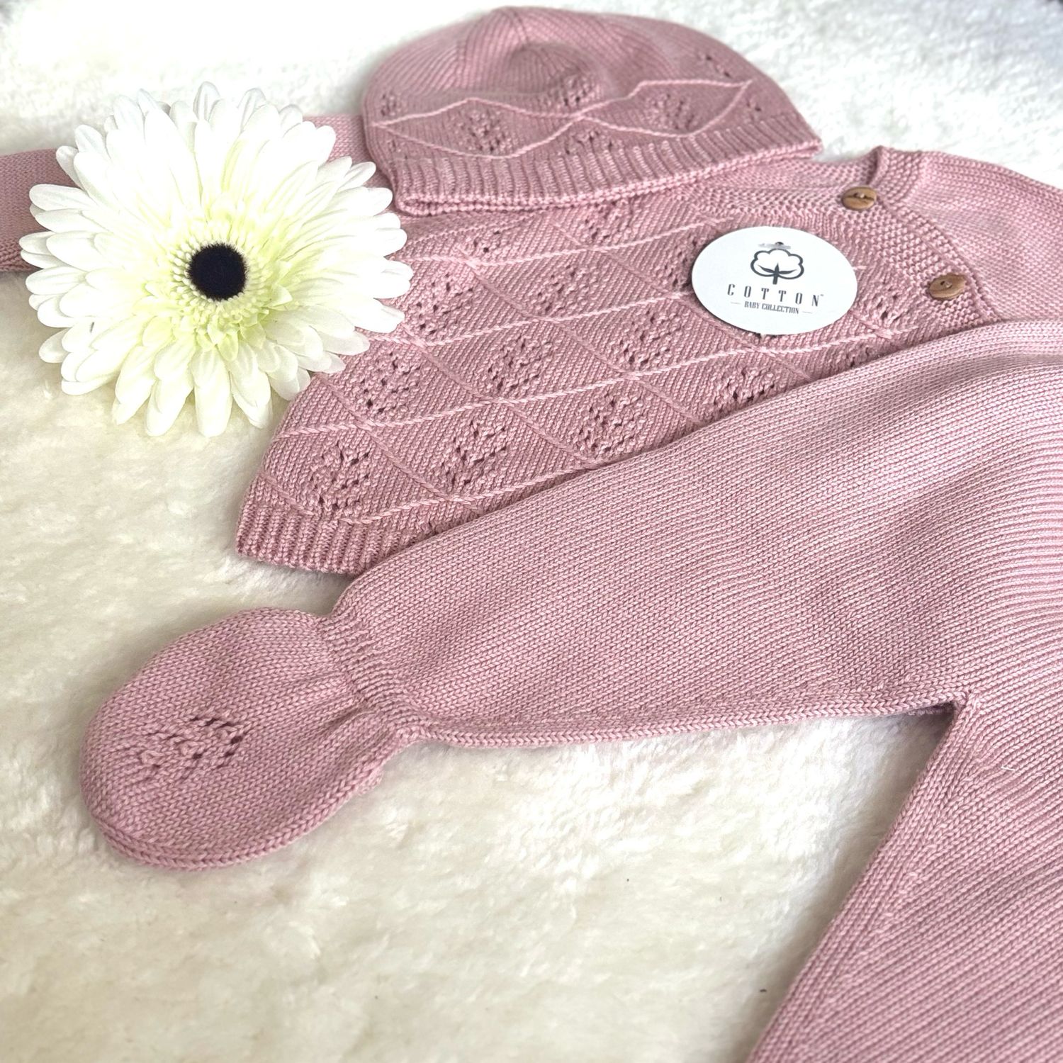Set 3 stuks roze