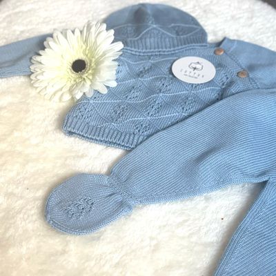 Set 3 stuks blauw