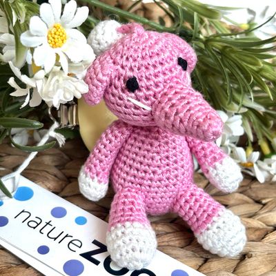 Kinderwagen Hanger Olifant Roze