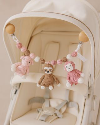 Kinderwagen hanger Pink