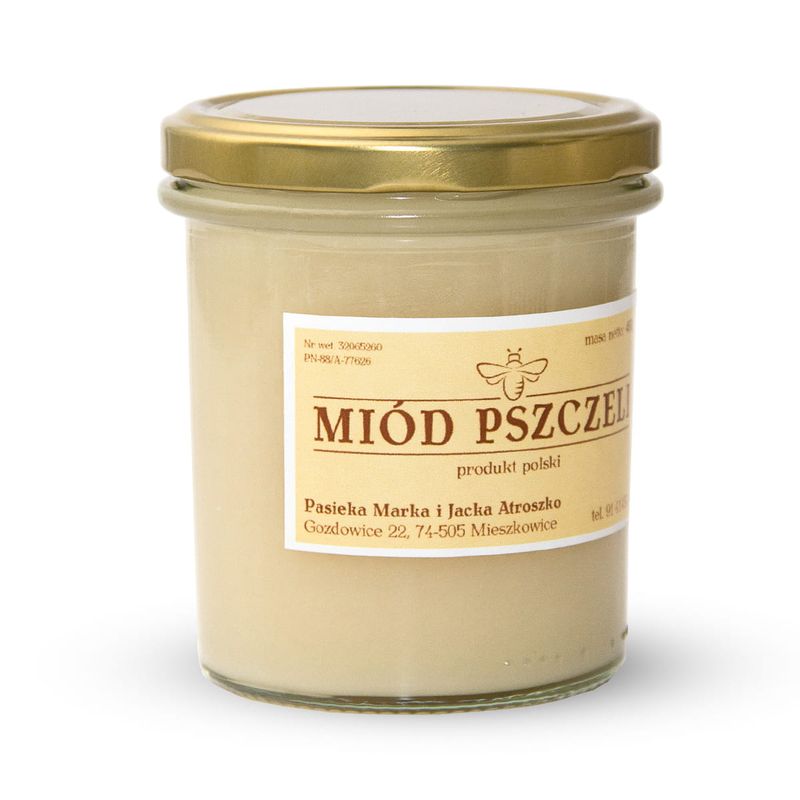 Miód wielokwiatowy wiosenny 0,45 kg