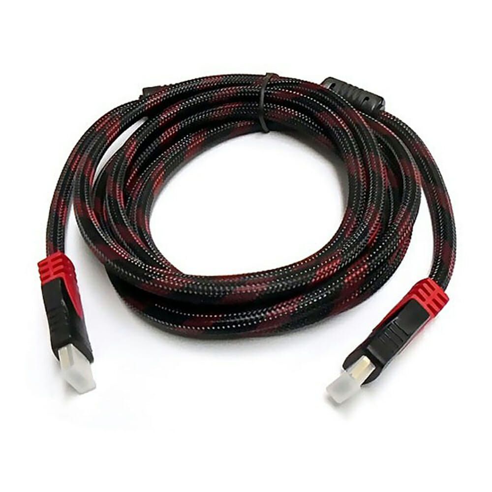 Cable hdmi mallado, 1.5 metros, full hd 1080p para play, xbox, laptop y/o pc
