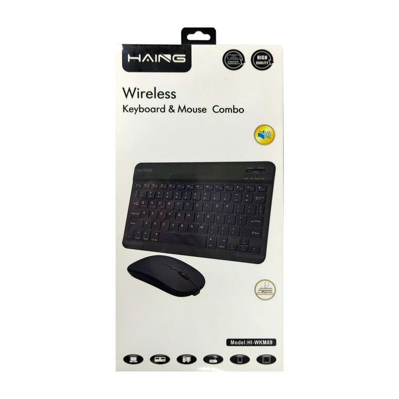 Combo mouse y teclado inalámbrico para múltiples dispositivos,