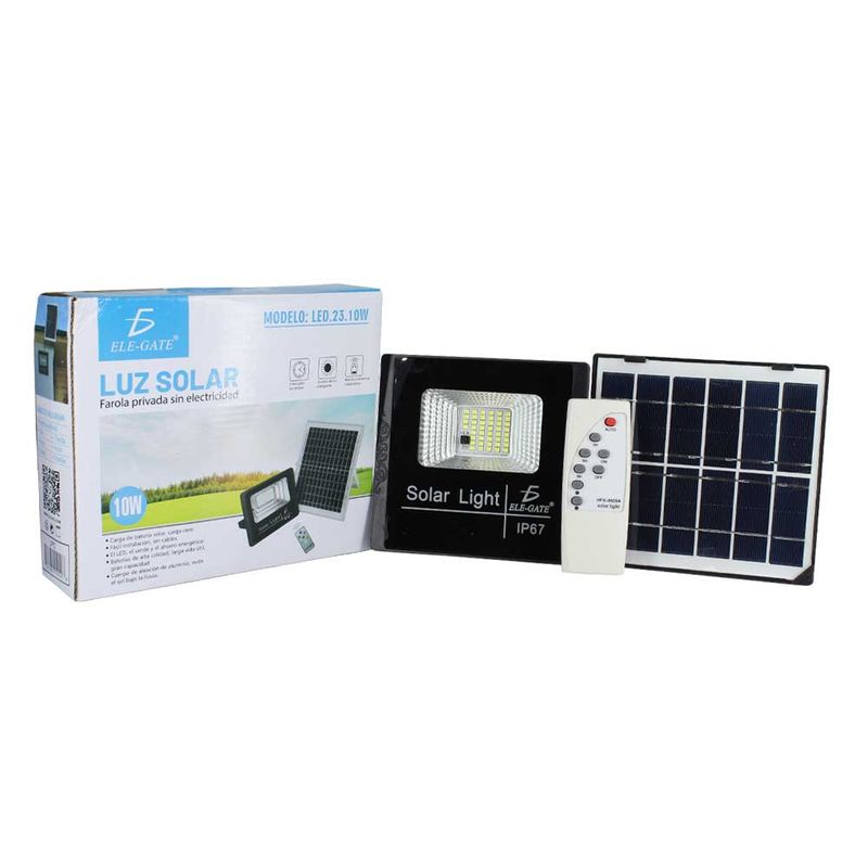 Lámpara solar con panel