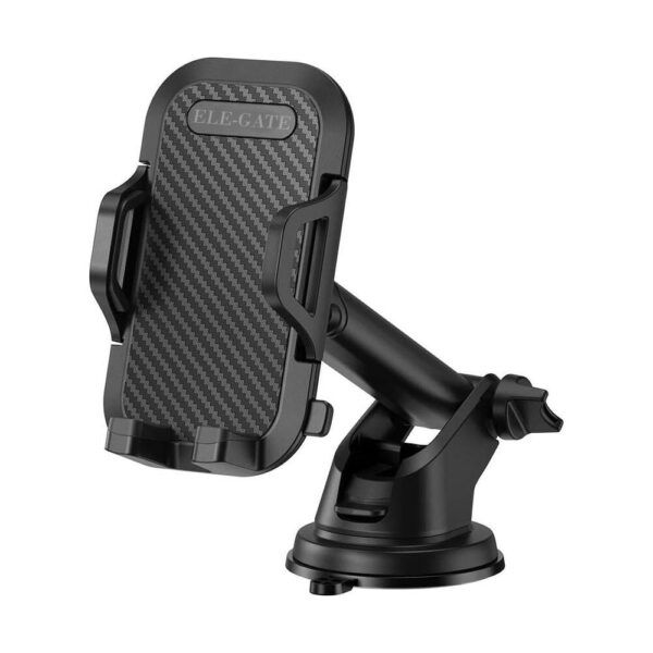 Soporte ajustable ele-gate de plástico con ventosa para teléfono celular