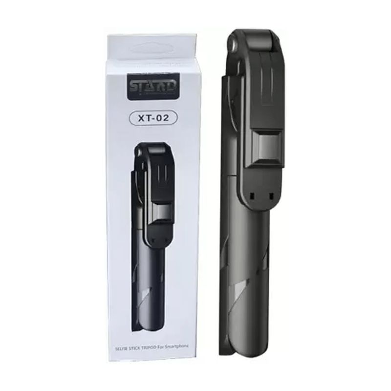 Batón selfie stick plegable ajustable con tripie y bluetooth para celular