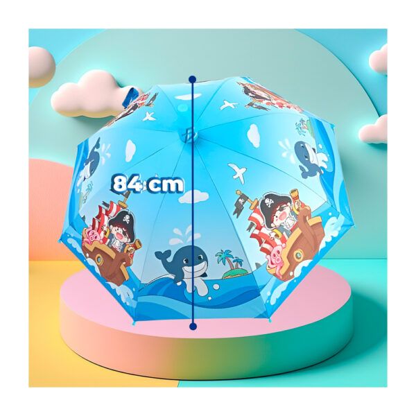 Paraguas kawaii con silbato y diseño para niña y niño