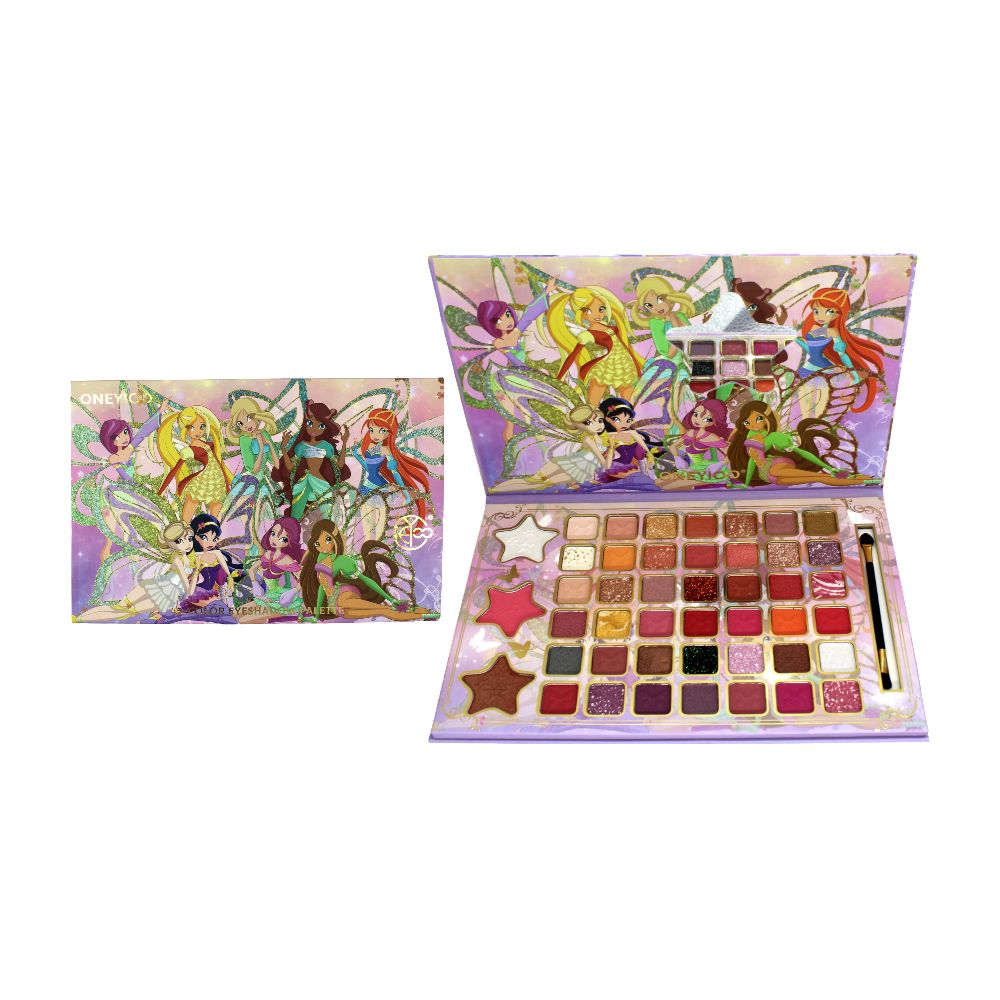 Paleta de sombras para ojos con 45 tonos